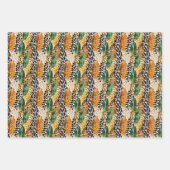 Safari Animals' Pelz Prints Muster Exotic Dschunge Geschenkpapier Set (Vorderseite 2)