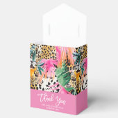 Safari Animals' Pelz Prints Muster Leopard Geschenkschachtel (Geöffnet)