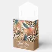 Safari Animals' Pelz Prints Patterns farbenfroh br Geschenkschachtel (Geöffnet)