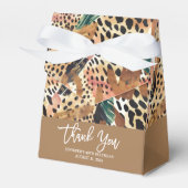 Safari Animals' Pelz Prints Patterns farbenfroh br Geschenkschachtel (Vorderseite)