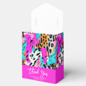 Safari Animals' Pelz Prints Patterns farbenfrohe N Geschenkschachtel (Geöffnet)