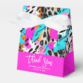 Safari Animals' Pelz Prints Patterns farbenfrohe N Geschenkschachtel (Vorderseite)