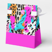 Safari Animals' Pelz Prints Patterns farbenfrohe N Geschenkschachtel (Rückseite)