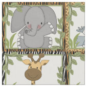 Safari Animals Stoff (Nahaufnahme)