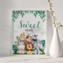 Safari Animals Sweet Leckereien signieren, Wild ON