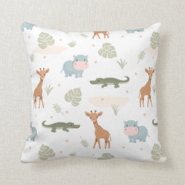 Safari Animals Throw Kissen