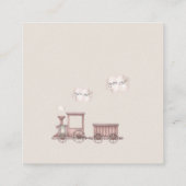 Safari Animals Train Baby Showbook Begleitkarte (Rückseite)