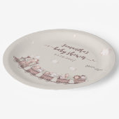 Safari Animals Train Pappteller (Schrägansicht)