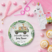 Safari Animals Tropical Jungle Baby Dusche Pappteller (Party)