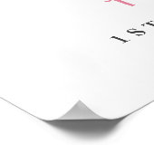 Safari Animals Welcome Poster (Ecke)