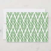 Safari Animals Wild Jungle Girl Babydusche Einladung (Rückseite)