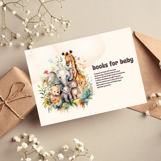 Safari Animals Wild One Baby Shower Einladung