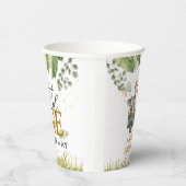 Safari Animals Wild One Baby Shower Pappbecher (Rechts)