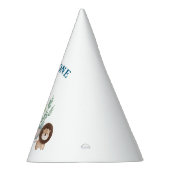 Safari Animals Wild One birthday Partyhütchen (Rechts)