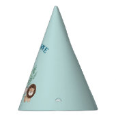 Safari Animals Wild One birthday Partyhütchen (Rechts)