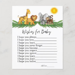 Safari Animals wünscht sich Baby Showspiel