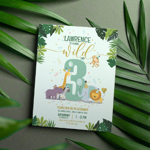 Safari Animals Young Wild & Three Budget Geburtsta