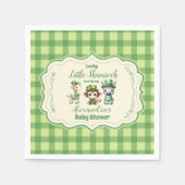 Safari Animlas Lucky Little Kleeblatt Serviette (Vorderseite)