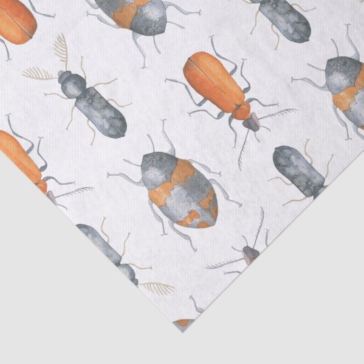 Safari-Aquarell hört Muster ab Seidenpapier (Ausschnitt)