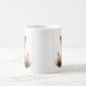 Safari Aquarell zeichnend - Löwenking Kaffeetasse (Mittel)