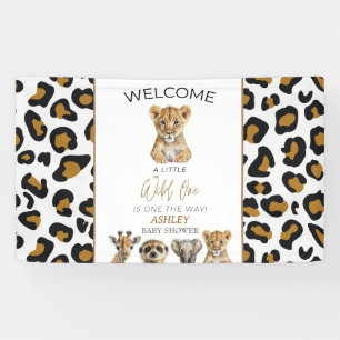 Safari Baby Animals Baby Dusche Banner