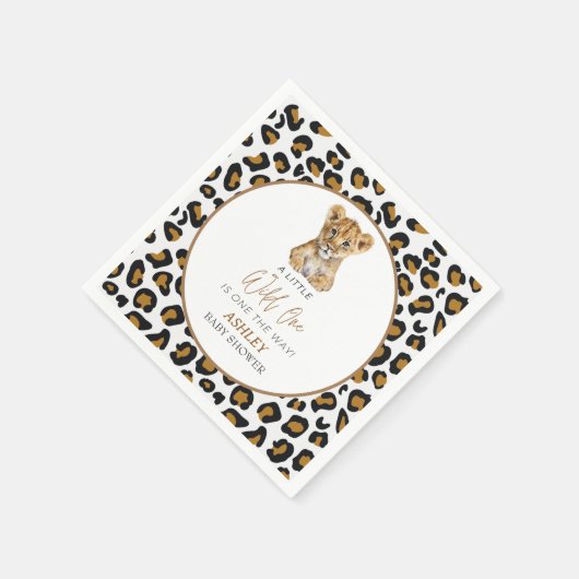 Safari Baby Animals Baby Dusche Serviette (Ecke)