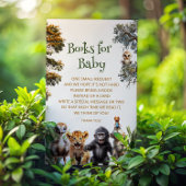 Safari Baby Animals Baby Showbucher Begleitkarte