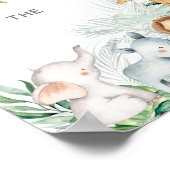Safari Baby Animals Baby Showspiel Poster (Ecke)