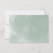 Safari Baby Animals Greenery Baby Shower Dankeskarte (Rückseite)