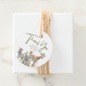 Safari Baby Animals Niedlich Vielen Dank Geschenkanhänger (Beispiel)