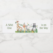 Safari Baby Dusche Beverage Label Set Wasserflaschenetikett (Einzelnes Label)