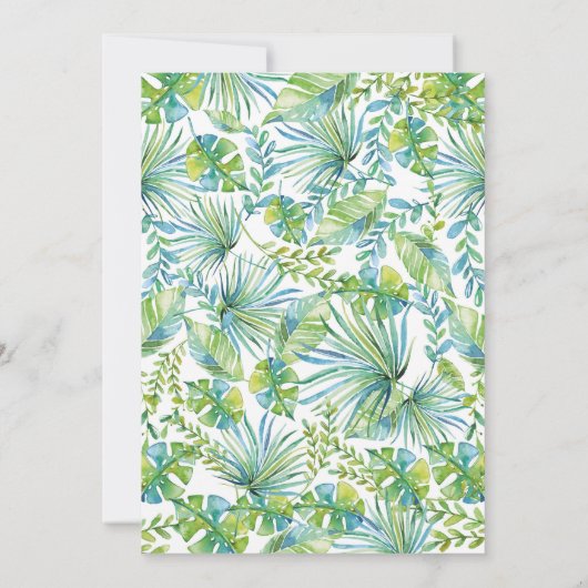 Safari Baby Dusche Danke Karte (Rückseite)