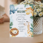 Safari Baby Dusche Einladung