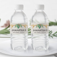 Safari Baby Dusche Green Gold Ecru