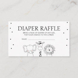 Safari Baby Dusche Windelwaschmaschine Jungle Card Begleitkarte