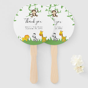 Safari Baby Duwer Niedliche Jungle Tiere neutral Fächer