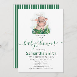 Safari Baby Neutrale Einladung