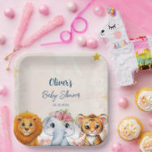 Safari-Baby-Party Pappteller (Party)