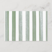 Safari Baby Showbuchkarte Begleitkarte (Rückseite)