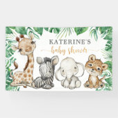 Safari Baby Shower Banner (Horizontal)
