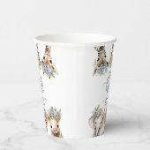 Safari Baby Shower Boy Niedliche Jungle Animals Pappbecher (Rechts)