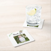 Safari Baby Shower Danke Jungle Animals Rechteckiger Pappuntersetzer (Vor Ort)