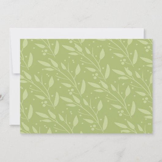 Safari Baby Shower Einladung (Rückseite)