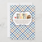 Safari Baby Shower Einladung (Rückseite)