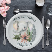 Safari Baby Shower Elephant Teller