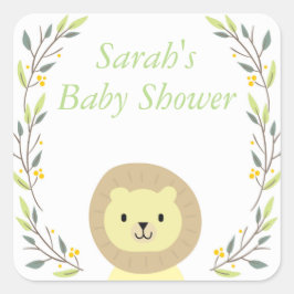Safari Baby Shower Gefallen Stickers