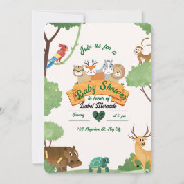 Safari Baby Shower Invitation – Jungle Theme Einladung