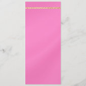 Safari Baby Shower Menü Menükarte (Rückseite)