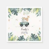 Safari Baby Shower Paper Napkin Drive By Dusche