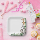 Safari Baby Shower Pappteller (Party)